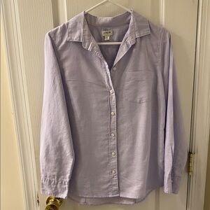 J. Crew Light Purple Button-Up Shirt